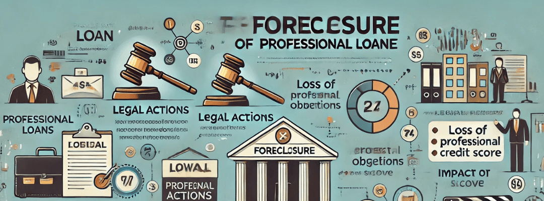 Foreclosure of Professional Loans